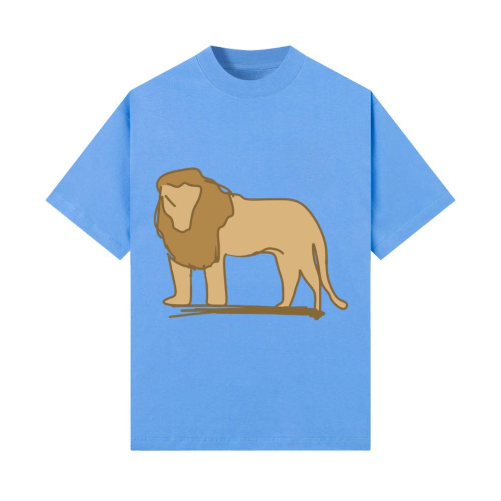 Lion icon animal predator brown T-Shirt