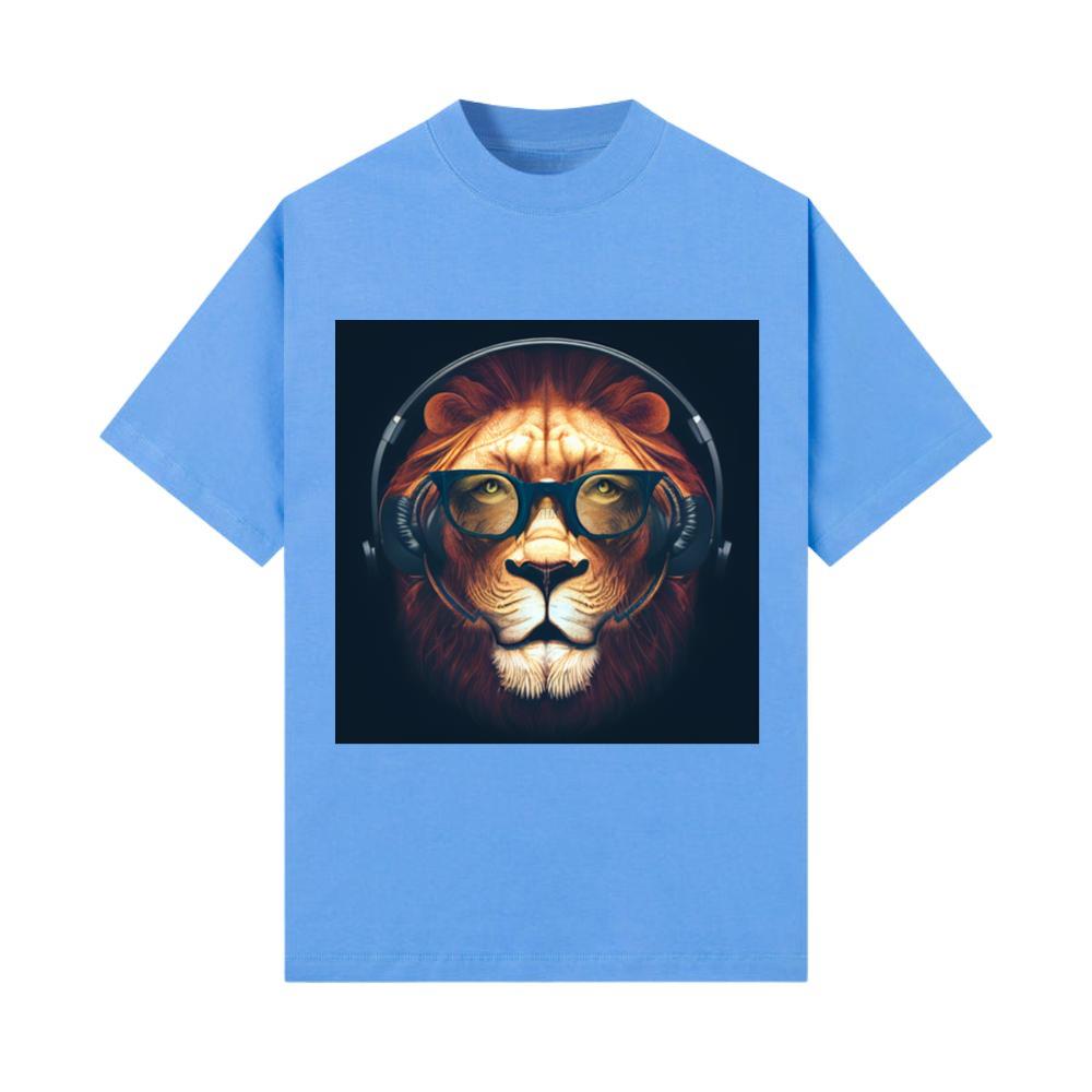 LION LISTENING TO MUSIC MY HEADPHONE, ANIMAL LIFE T-Shirt