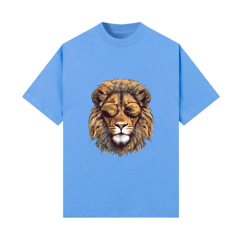 Lion Wearing Shades Animal Lover T-Shirt