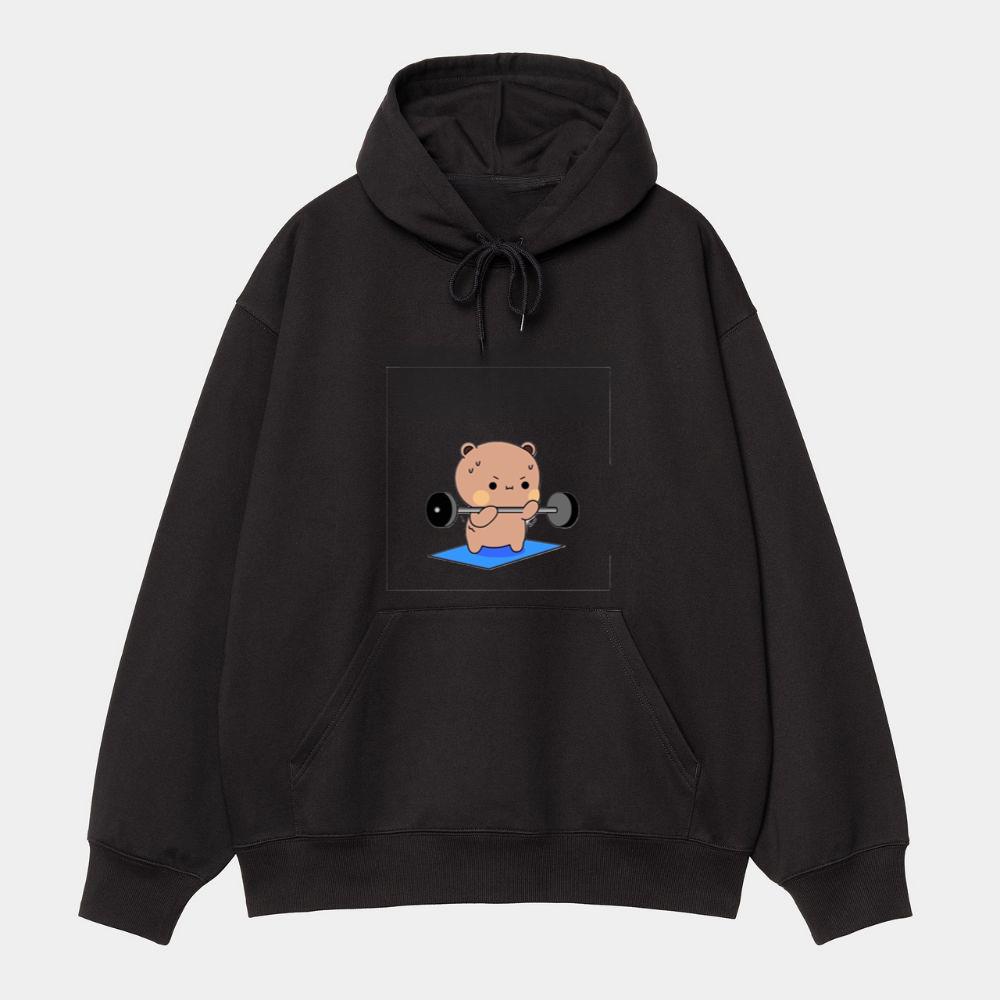 Little Bear, Big Weights Hoodie
