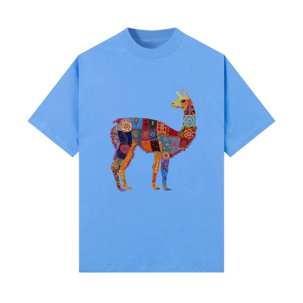 Llama Alpaca Animal Vintage Peru Gift T-Shirt