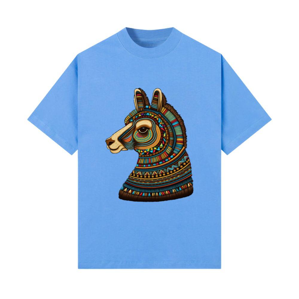 Llama Alpaca Aztec Animal Art Pattern T-Shirt