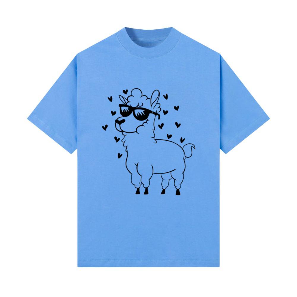 Llama Alpaca Hearts - Animal Llama Farmer Alpaca T-Shirt