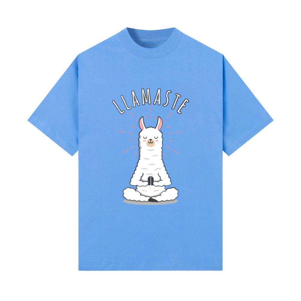Llamaste Yoga Alpaca - Funny Meditative Animal T-Shirt