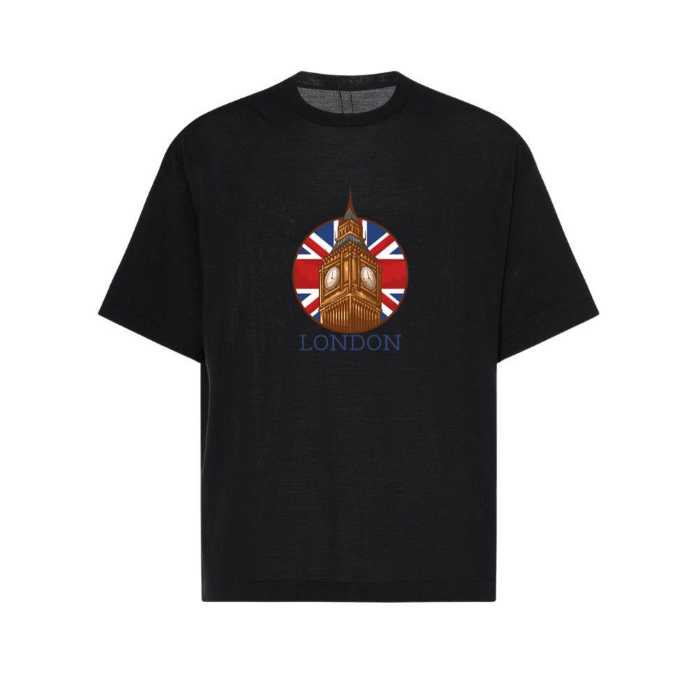 London Clock Big Ben UK Souvenir Casual Wear Unisex TShirts Parentins