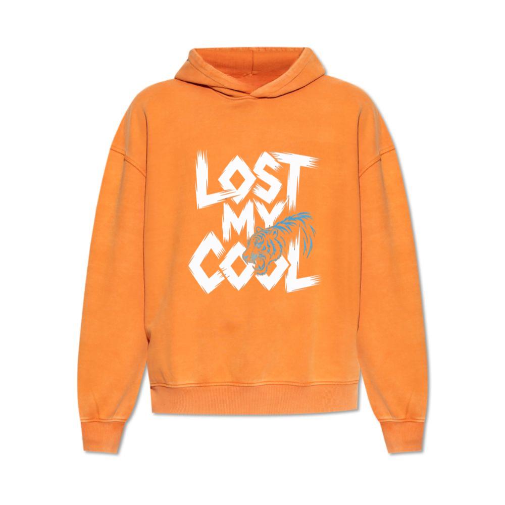 Lost My Cool Funny Blue Dragon Illustration Artwork Hoodie