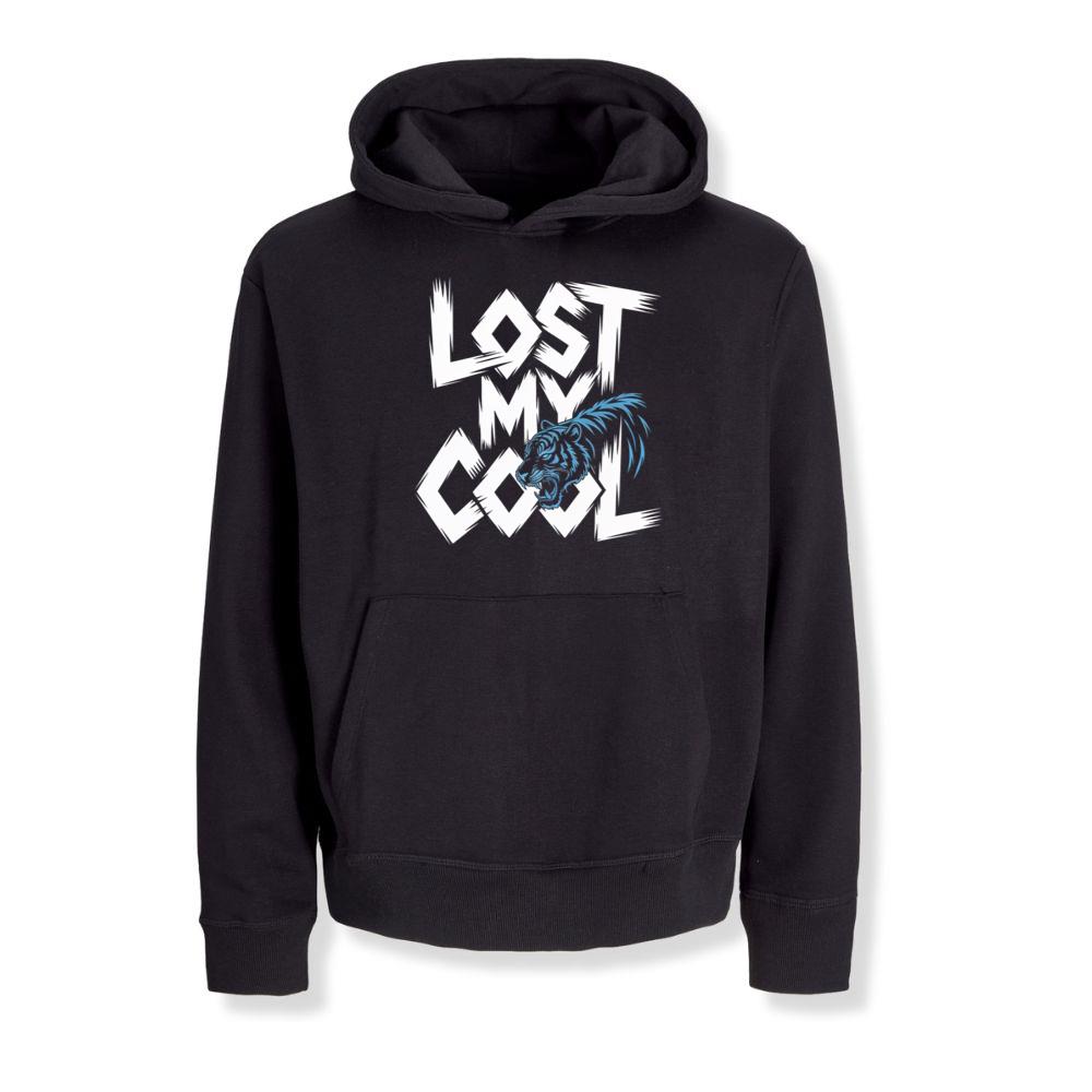 Lost My Cool Funny Blue Dragon Illustration Artwork Hoodies
