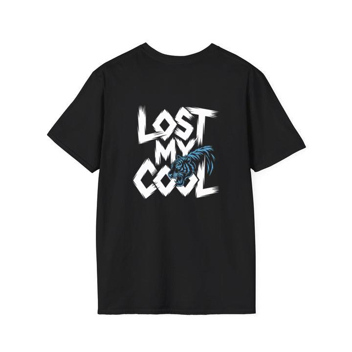 Lost My Cool Funny Blue Dragon Illustration Artwork T-Shirt