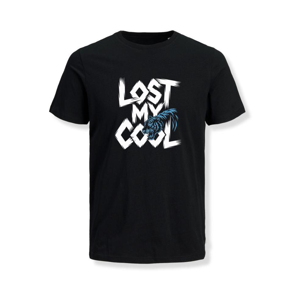 Lost My Cool Funny Blue Dragon Illustration Artwork T-Shirts