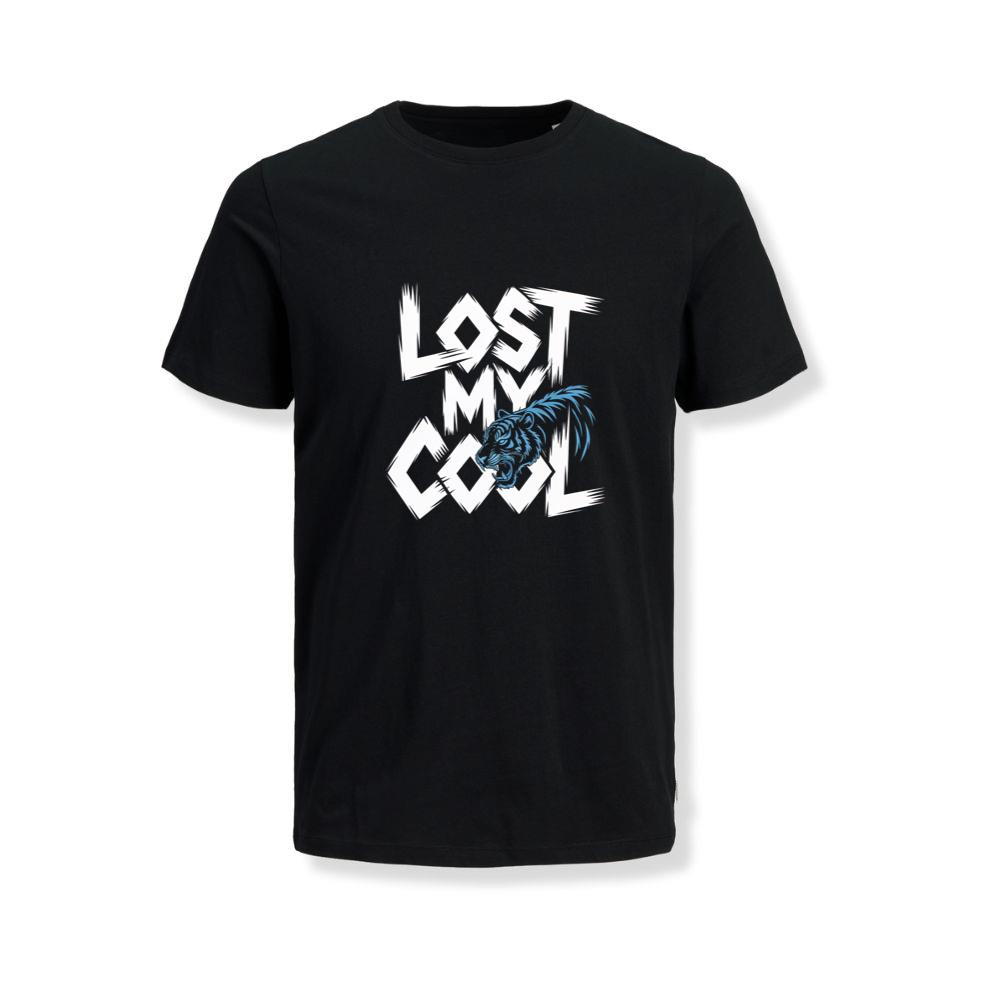 Lost My Cool Funny Blue Dragon Illustration Artwork T-Shirts