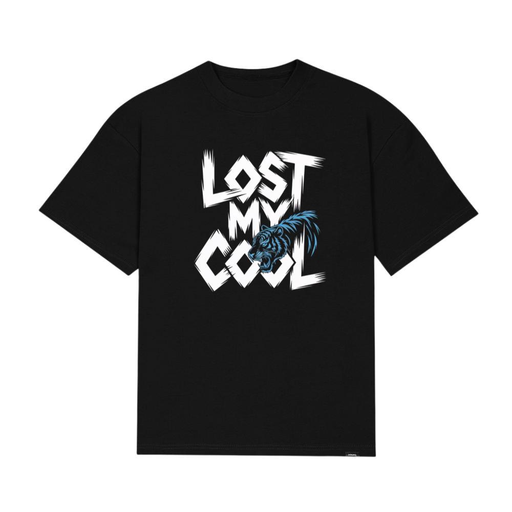 Lost My Cool Funny Blue Dragon Illustration Artwork T-Shirts