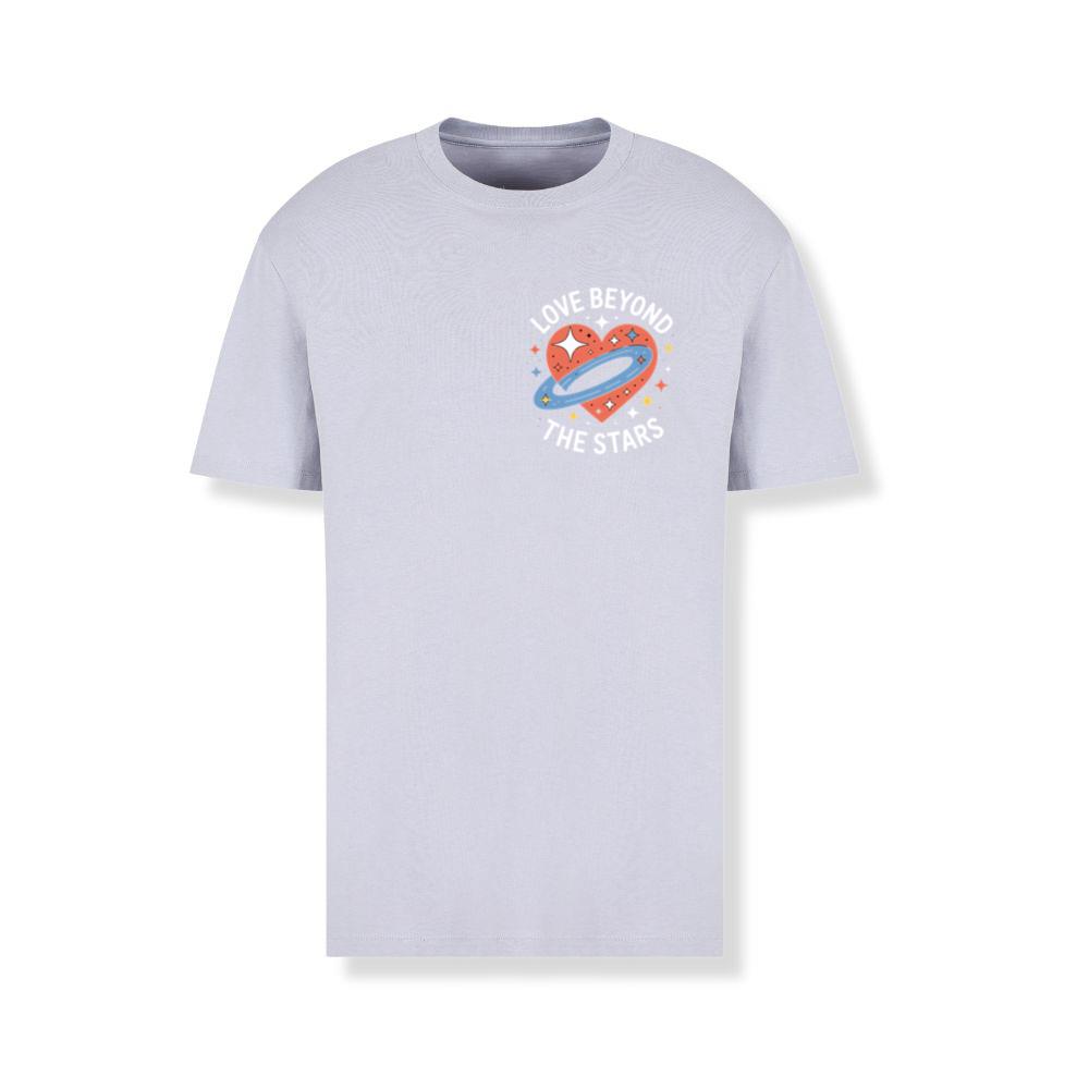 Love Beyond the Stars UFO Retro Cartoon Graphic T-Shirts - Image 2