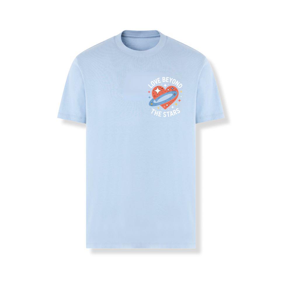 Love Beyond the Stars UFO Retro Cartoon Graphic T-Shirts