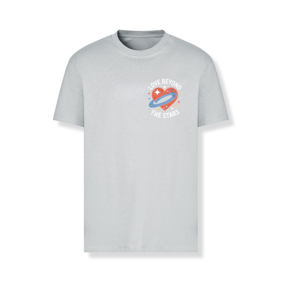 Love Beyond the Stars UFO Retro Cartoon Graphic T-Shirts - Image 3