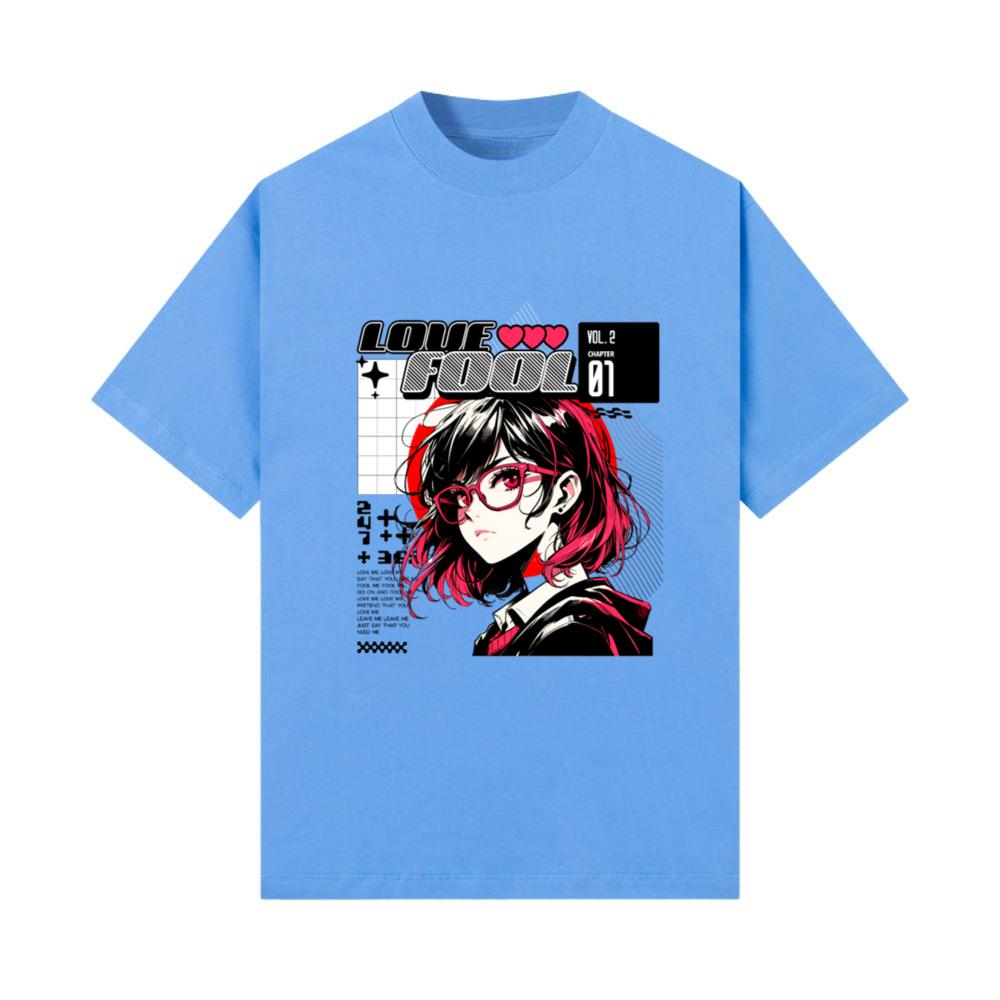love fool anime girl T-Shirt