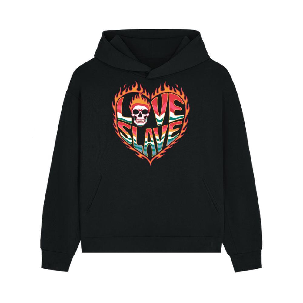 Love Slave Burning Heart Gothic Artwork Hoodie