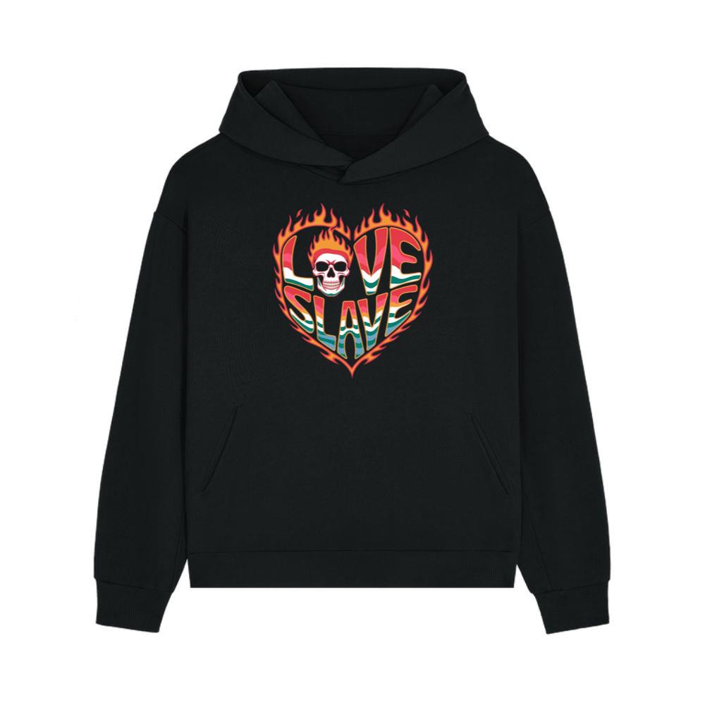 Love Slave Burning Heart Gothic Artwork Hoodie