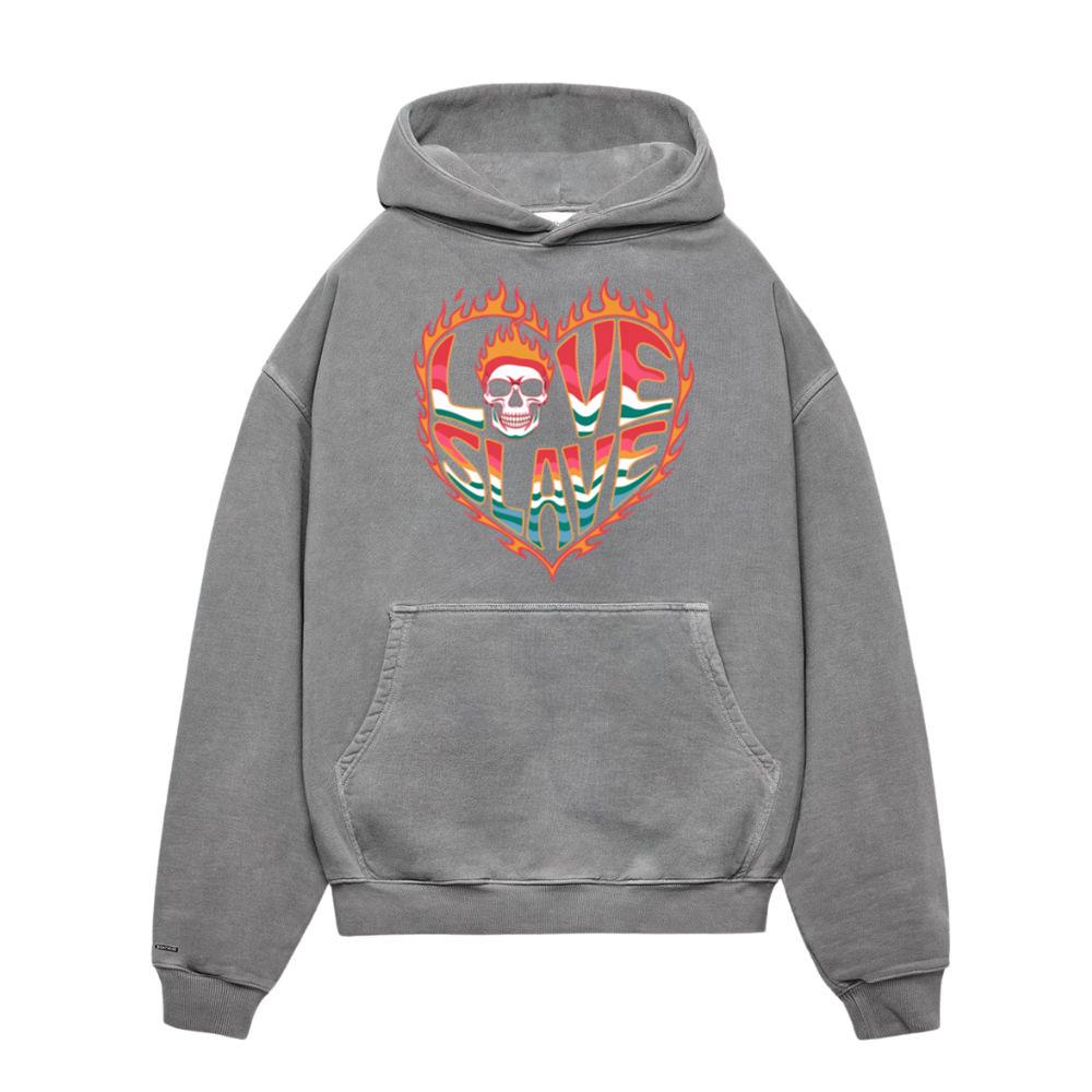 Love Slave Burning Heart Gothic Artwork Hoodies