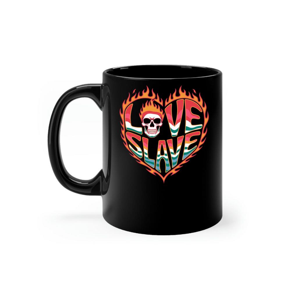 Love Slave Burning Heart Gothic Artwork Mug