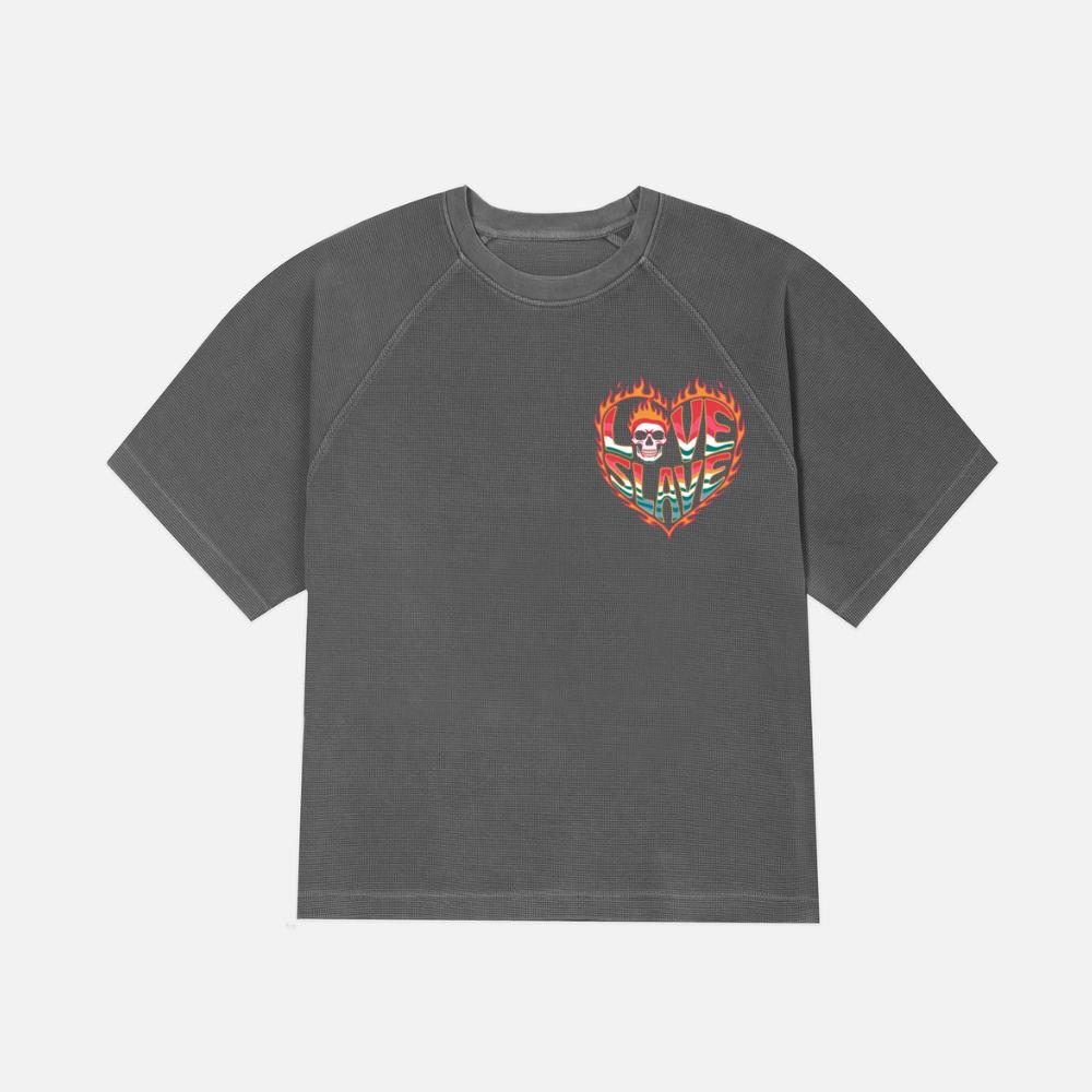 Love Slave Burning Heart Gothic Artwork T-Shirt