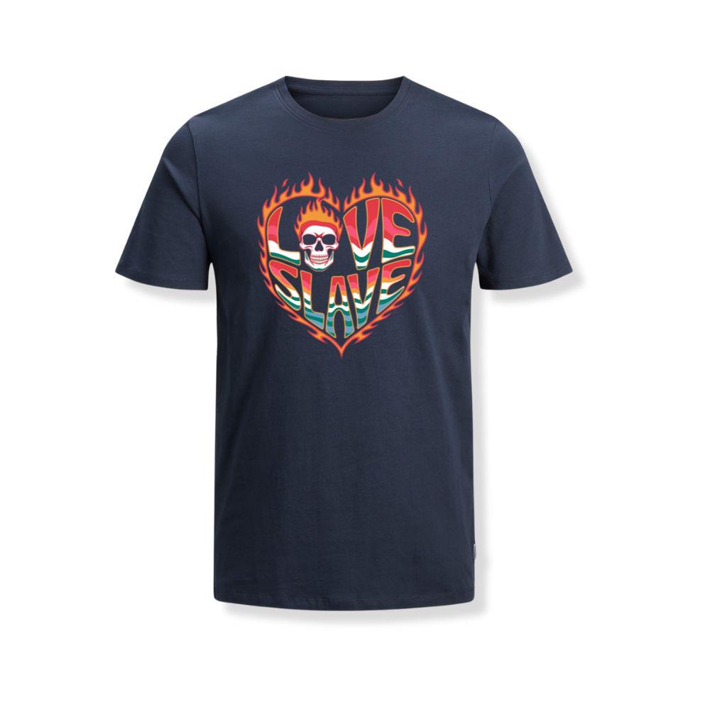 Love Slave Burning Heart Gothic Artwork TShirt Myheroshop