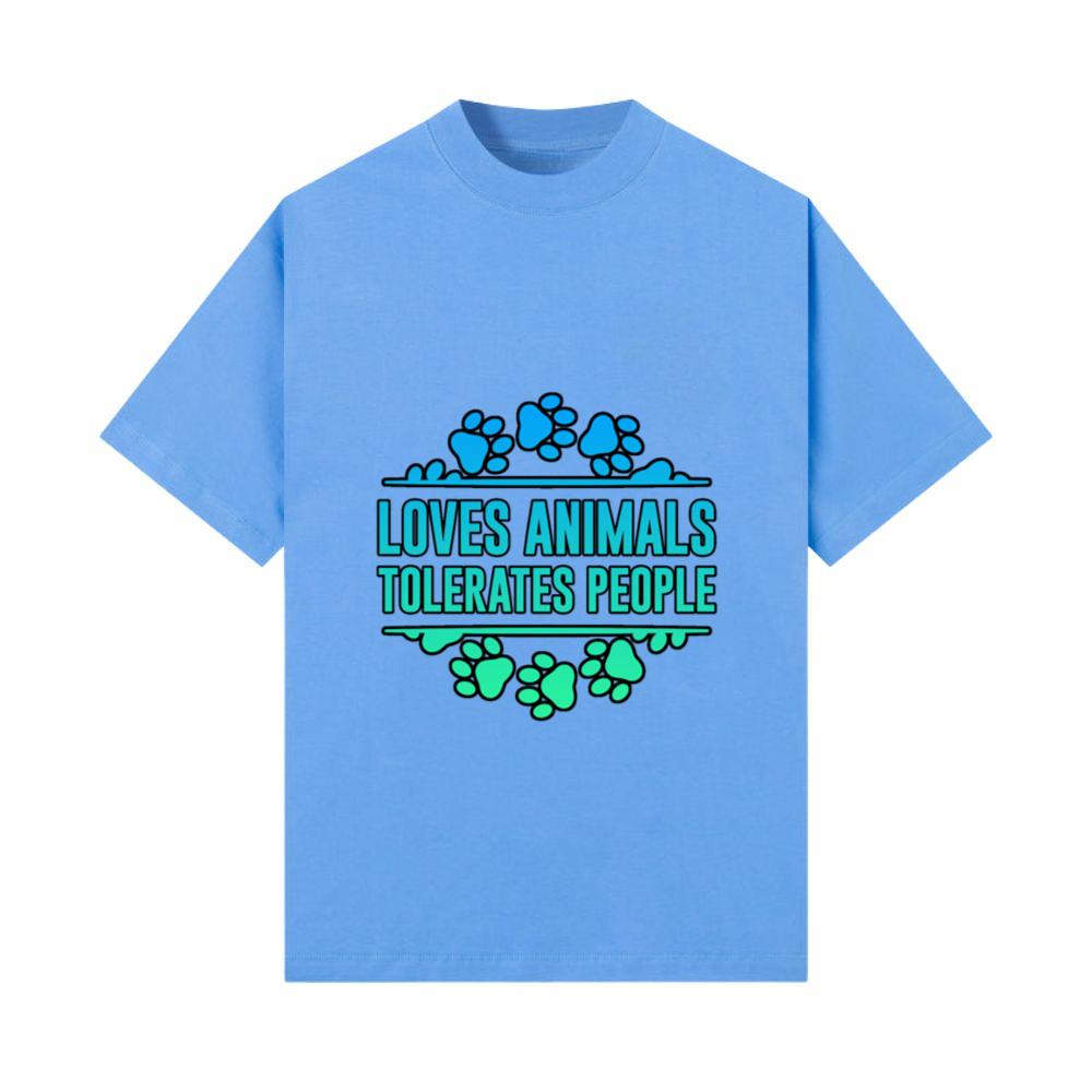 Loves Animals Tolerates People 2 T-Shirt