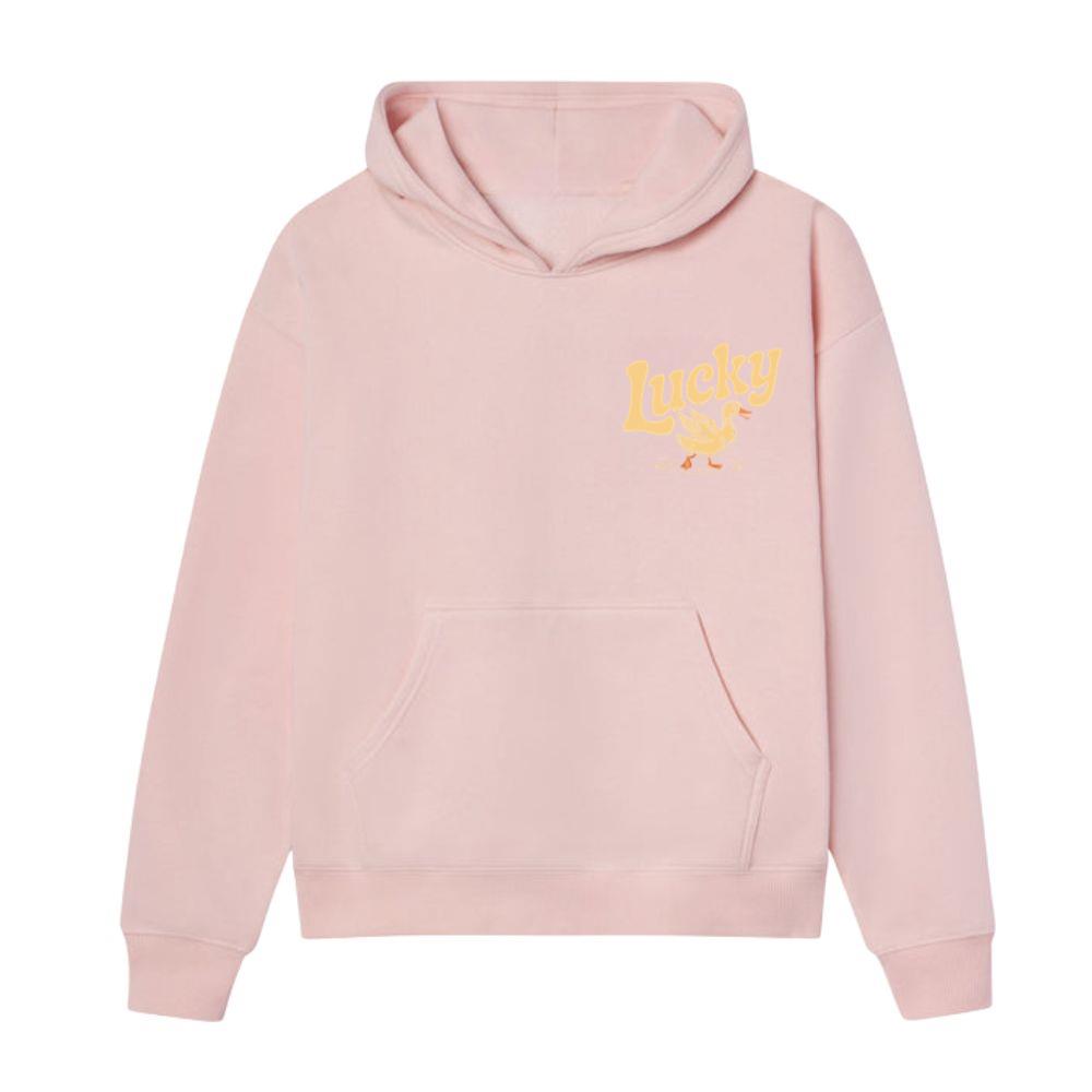 Lucky Duck Retro Funny Cartoon Design Hoodie