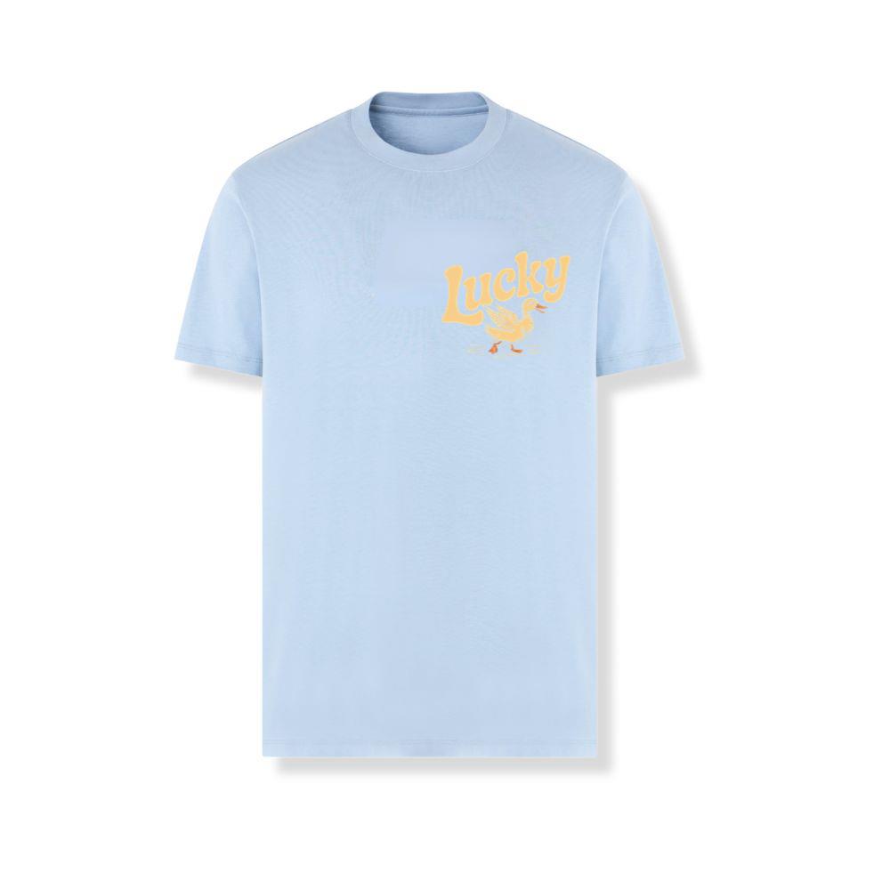Lucky Duck Retro Funny Cartoon Design T-Shirts