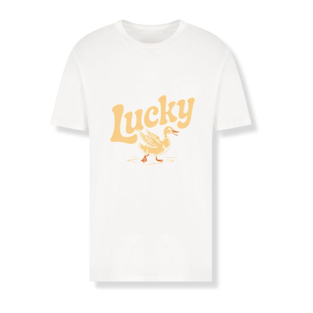 Lucky Duck Retro Funny Cartoon Design T-Shirts