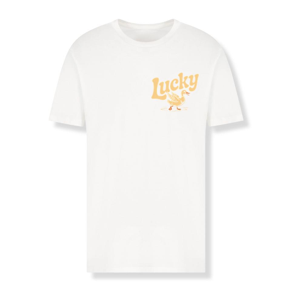Lucky Duck Retro Funny Cartoon Design T-Shirts