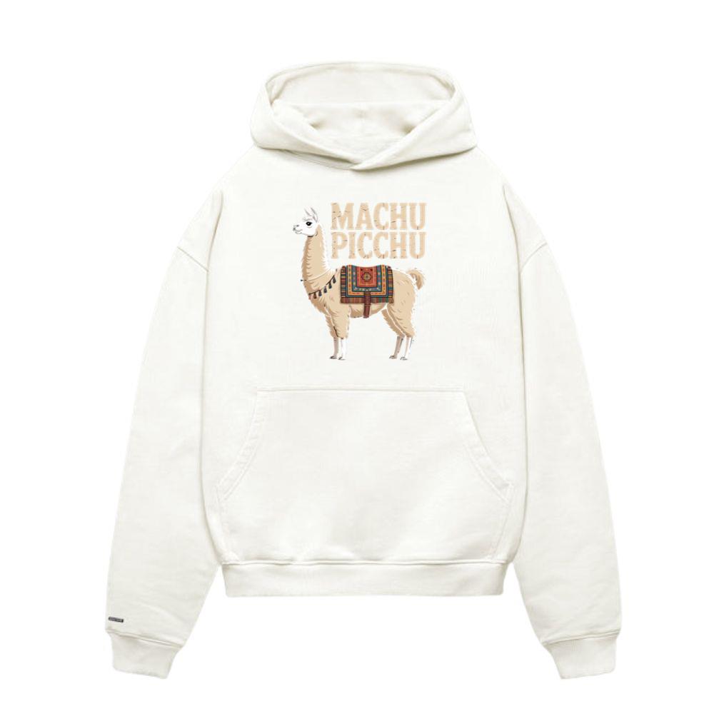 Machu Picchu Llama Vintage Travel Artwork Hoodies