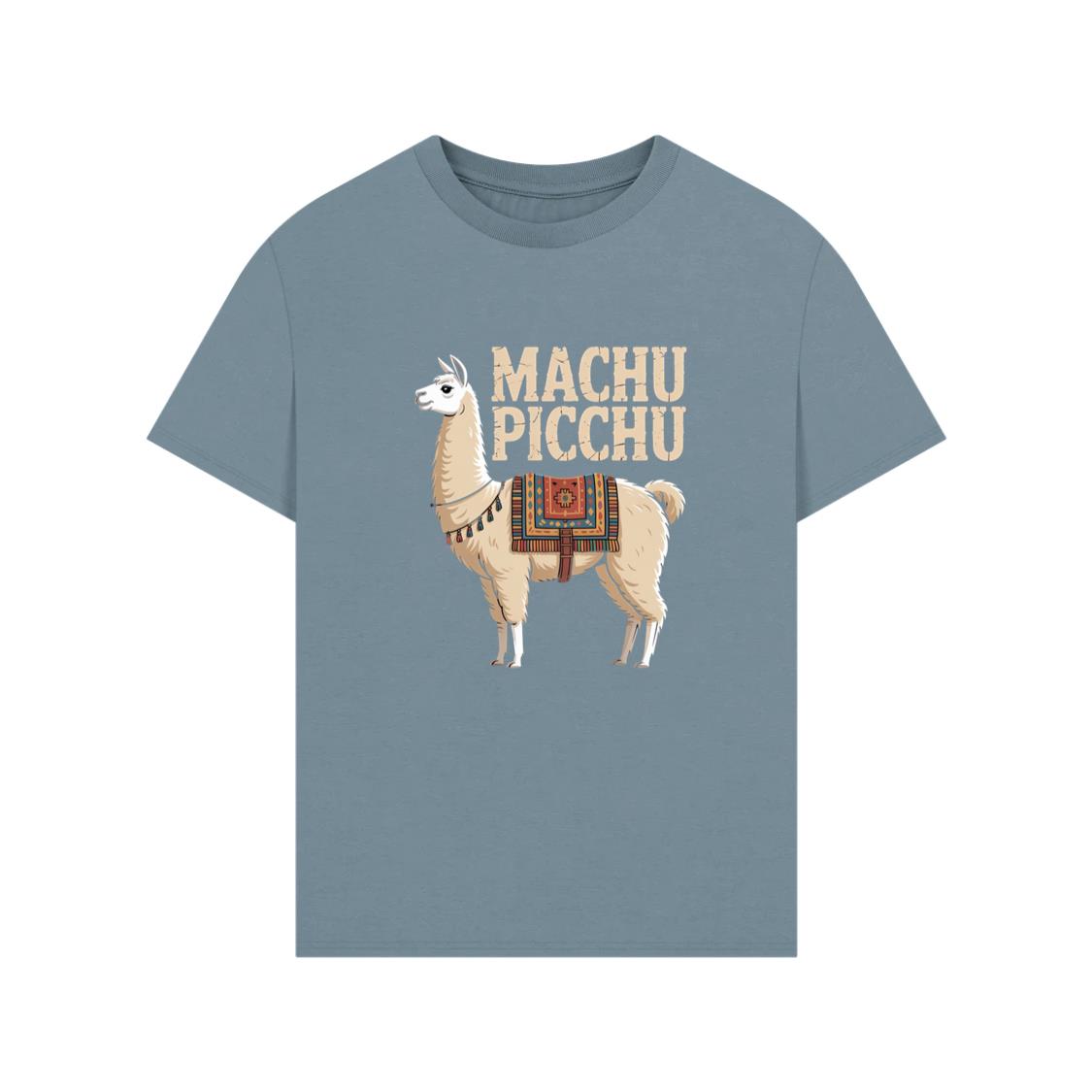 Machu Picchu Llama Vintage Travel Artwork T-Shirt