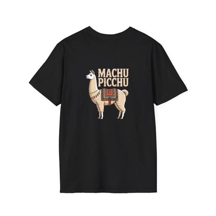 Machu Picchu Llama Vintage Travel Artwork T-Shirt