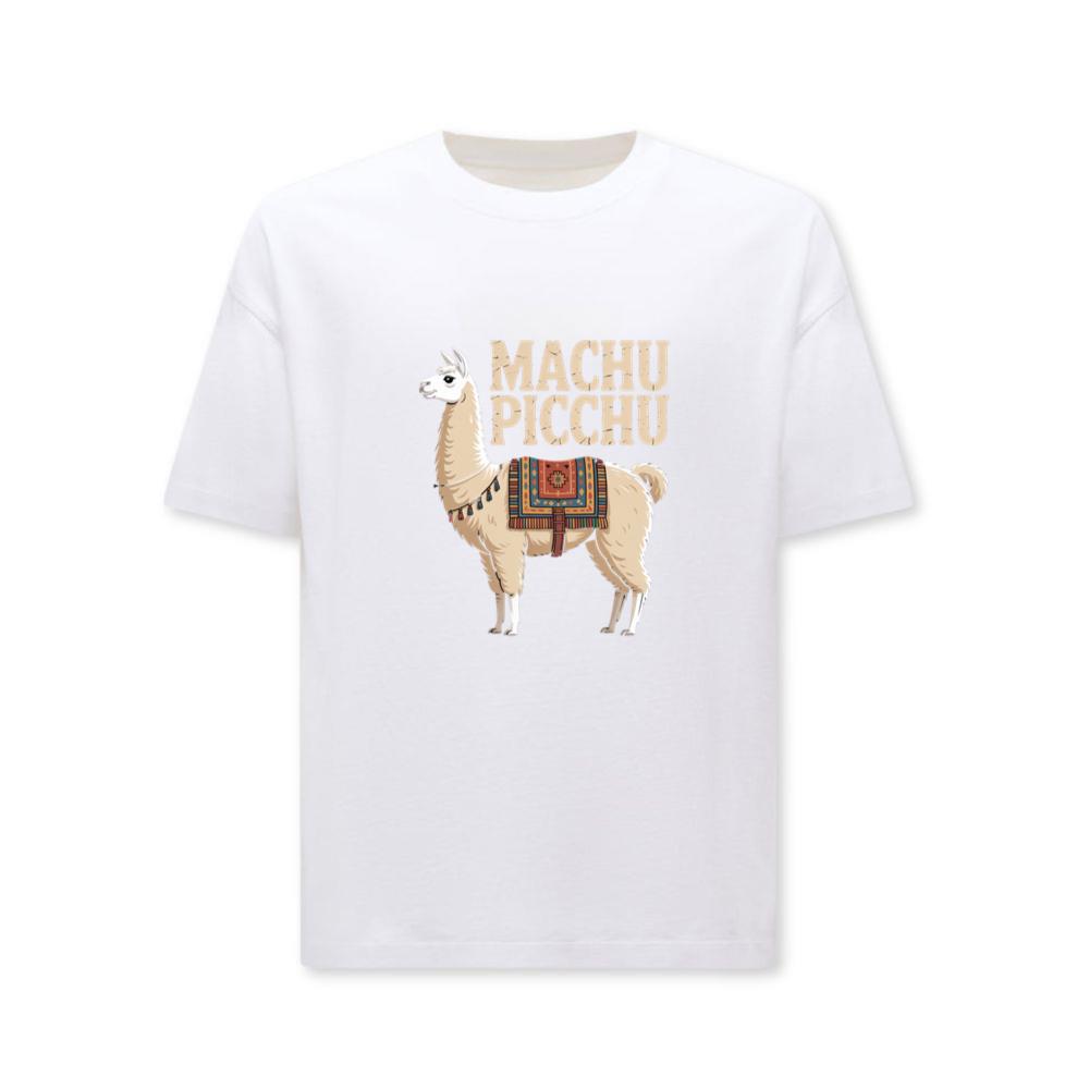 Machu Picchu Llama Vintage Travel Artwork T-Shirts