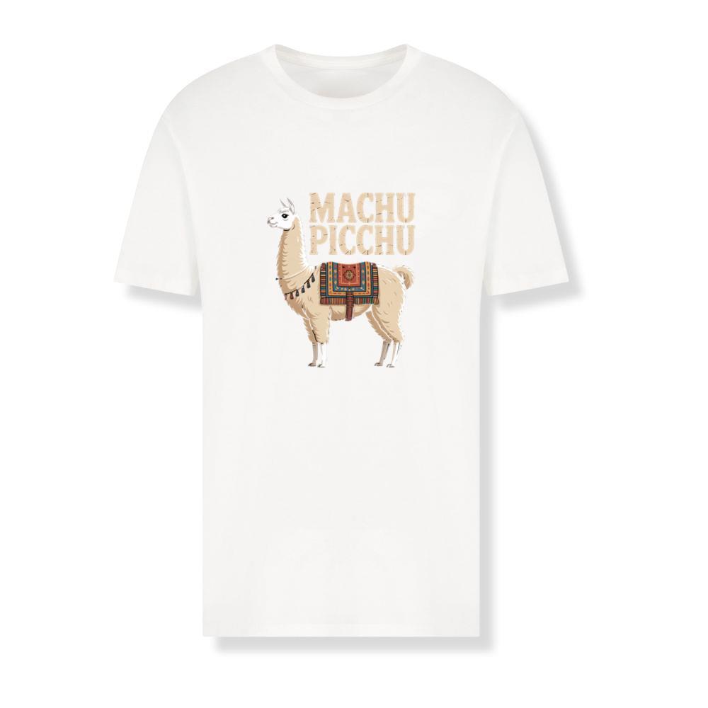 Machu Picchu Llama Vintage Travel Artwork T-Shirts