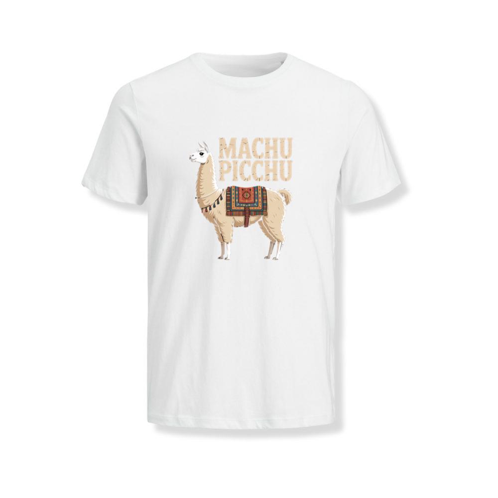 Machu Picchu Llama Vintage Travel Artwork T-Shirts