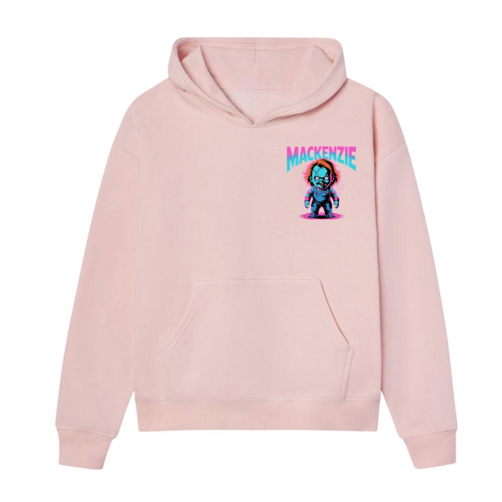 Mackenzie Creepy Doll Horror Design Hoodie