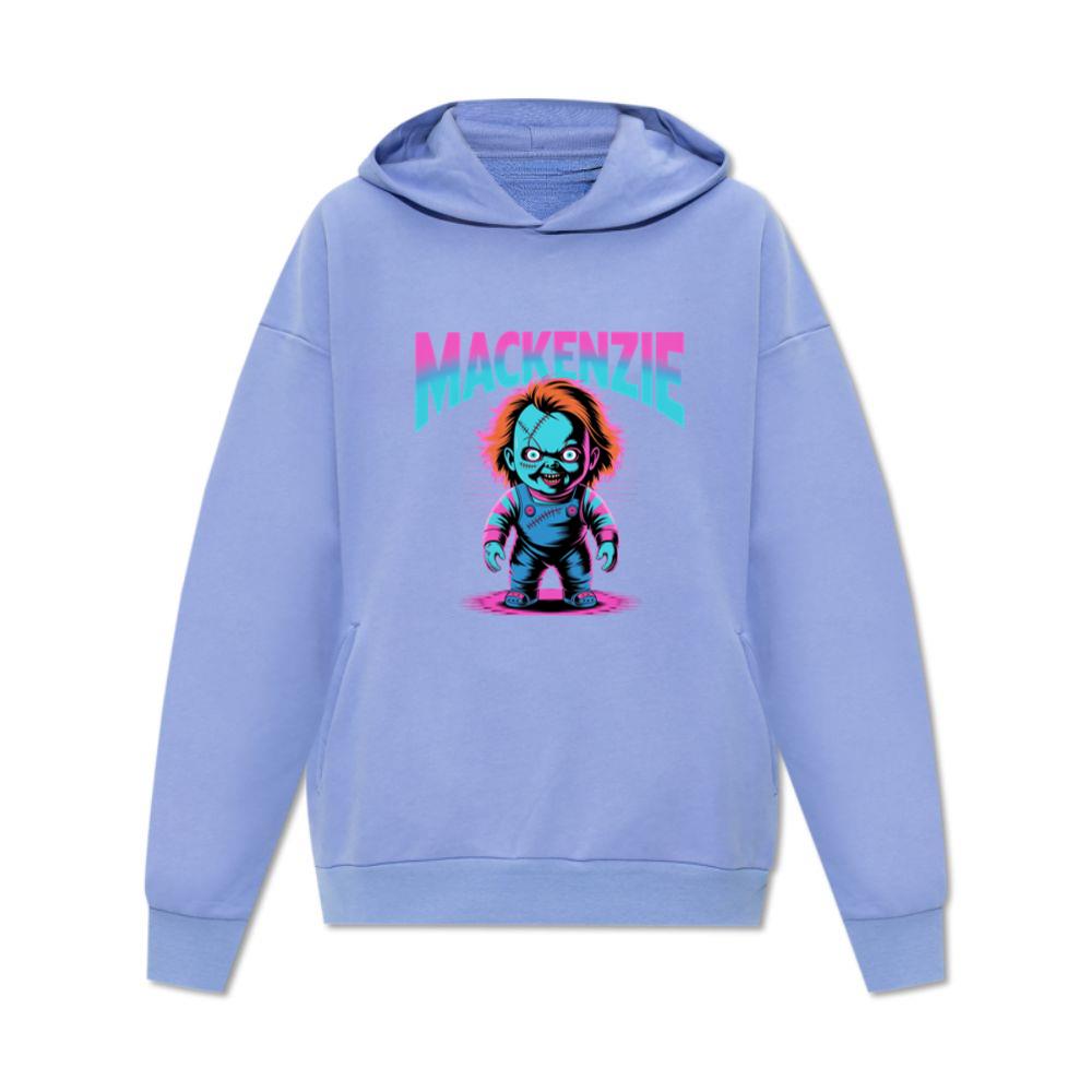 Mackenzie Creepy Doll Horror Design Hoodie