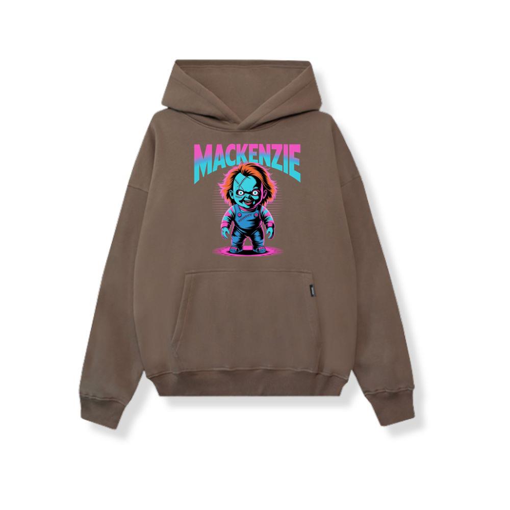 Mackenzie Creepy Doll Horror Design Hoodie
