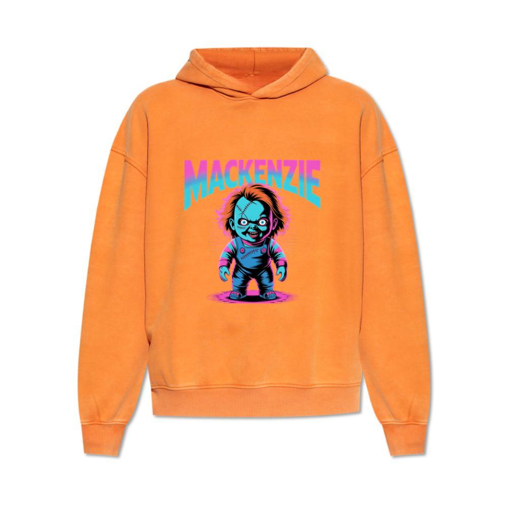 Mackenzie Creepy Doll Horror Design Hoodie