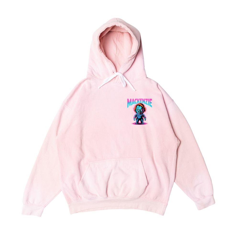 Mackenzie Creepy Doll Horror Design Hoodie