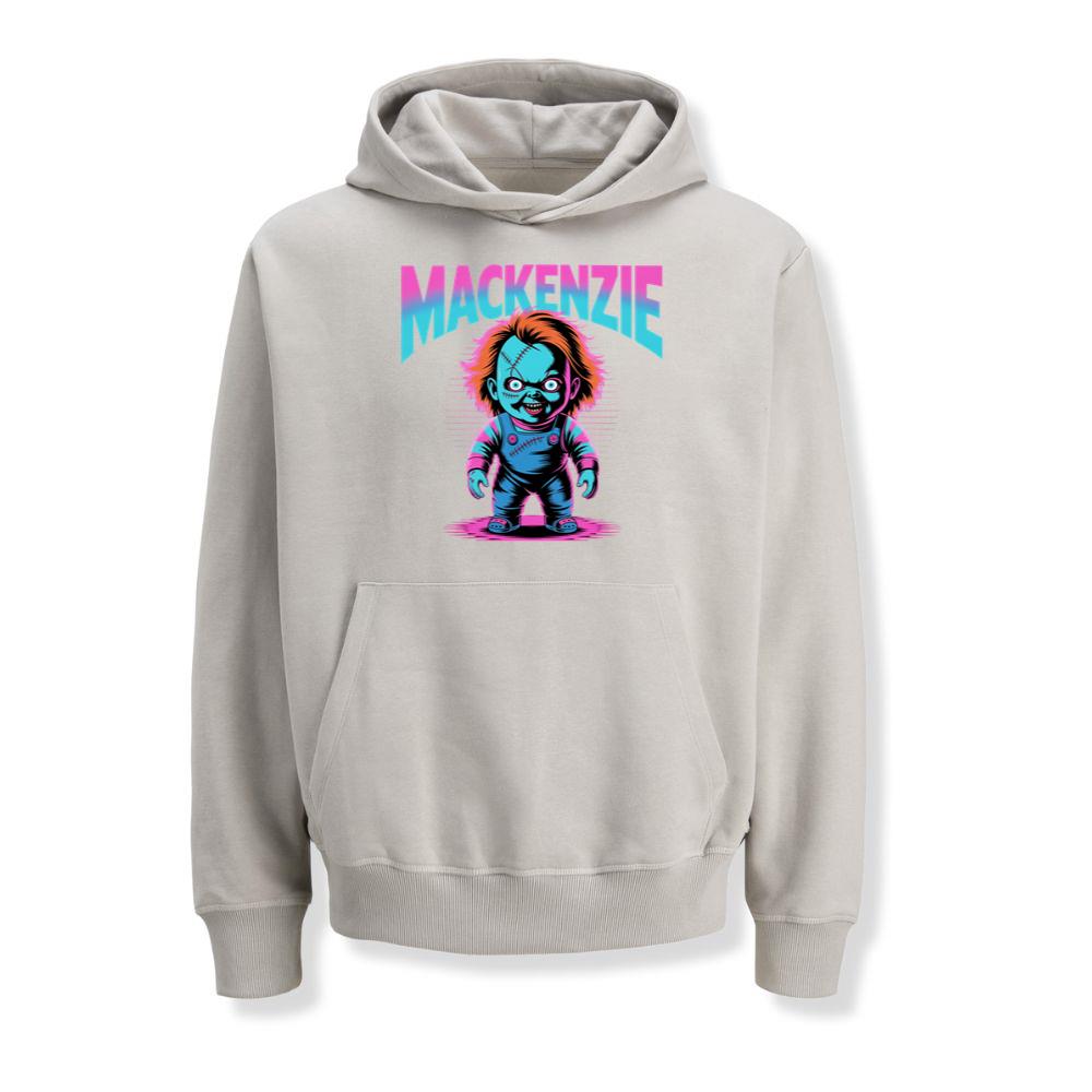 Mackenzie Creepy Doll Horror Design Hoodies