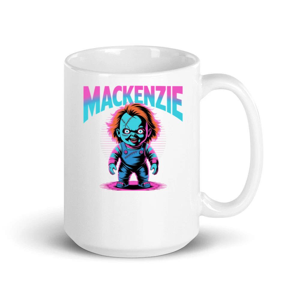 Mackenzie Creepy Doll Horror Design Mug