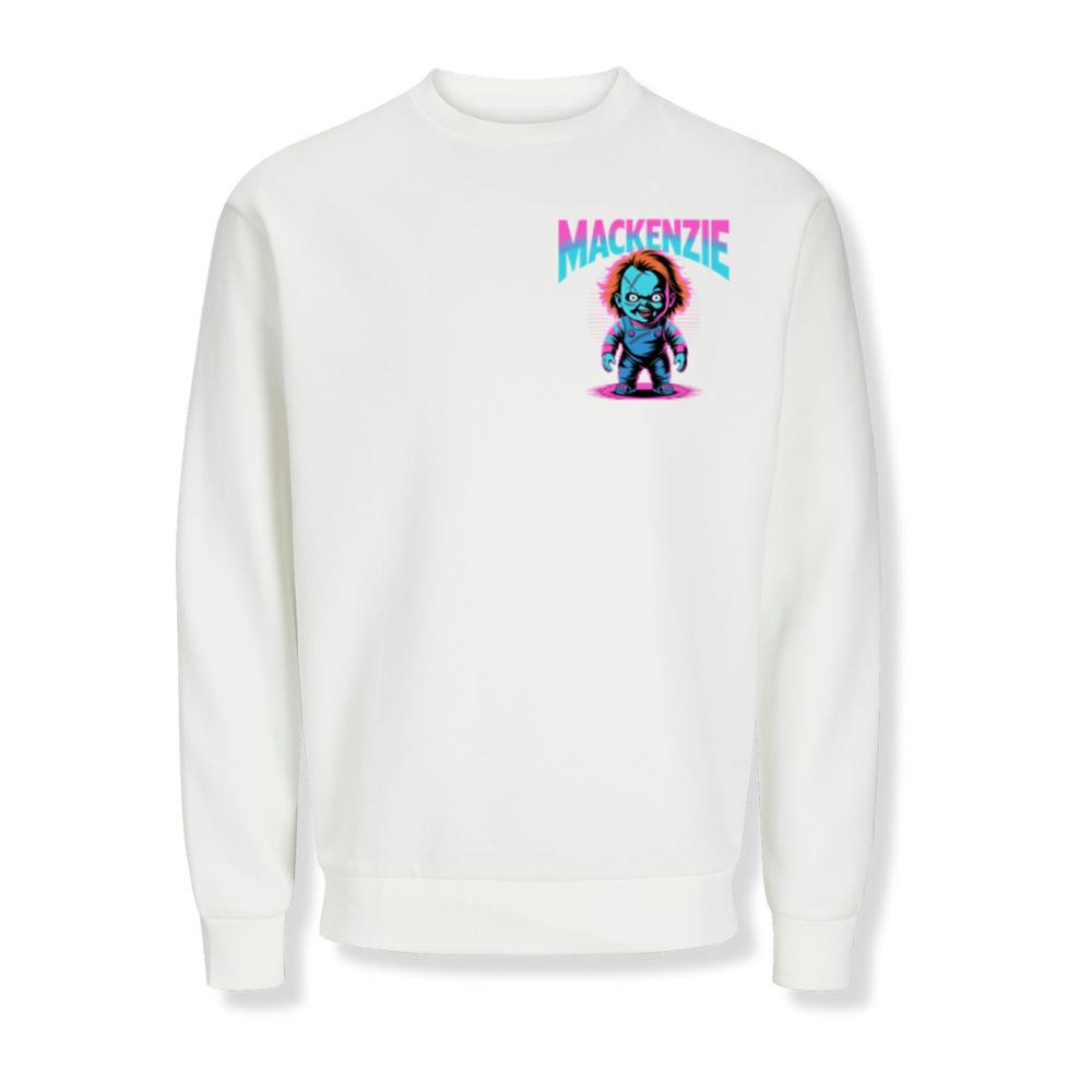 Mackenzie Creepy Doll Horror Design Sweatshirts