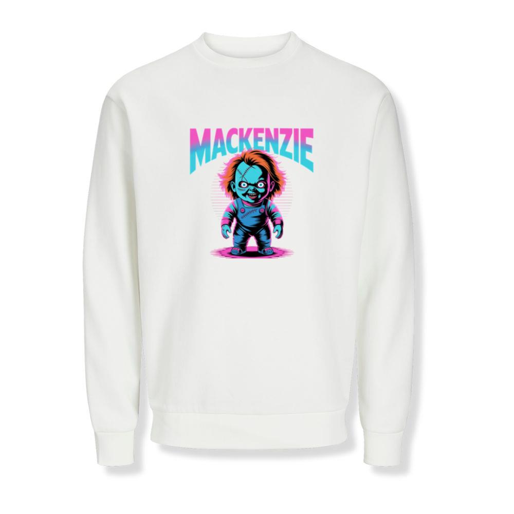 Mackenzie Creepy Doll Horror Design Sweatshirts