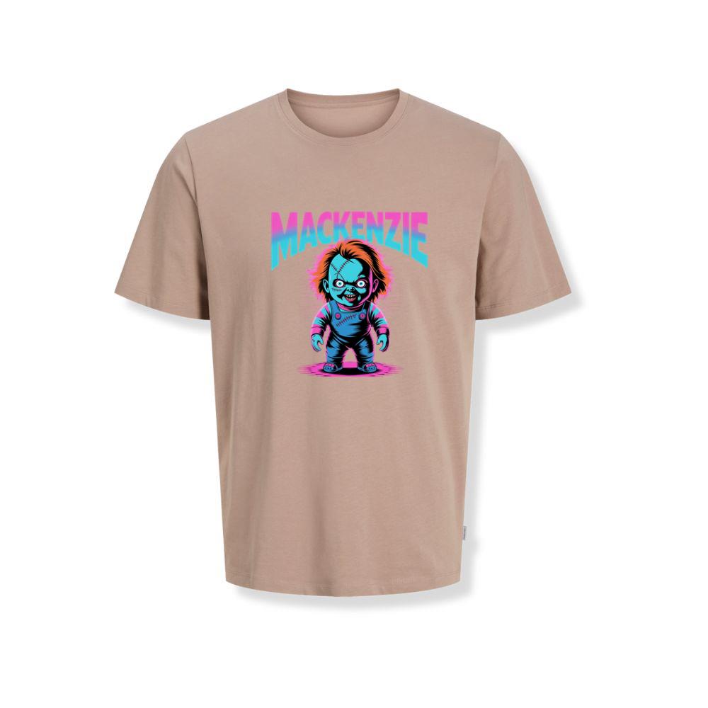 Mackenzie Creepy Doll Horror Design T-Shirts