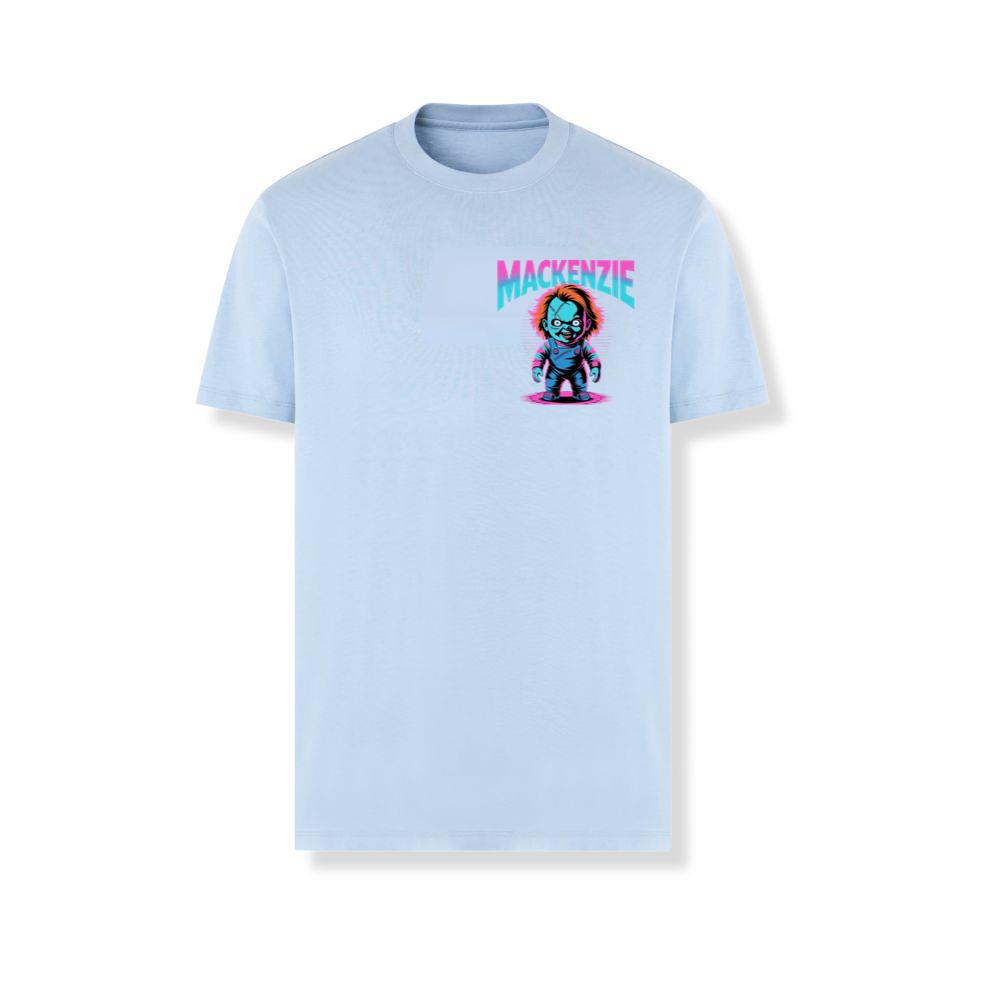 Mackenzie Creepy Doll Horror Design T-Shirts
