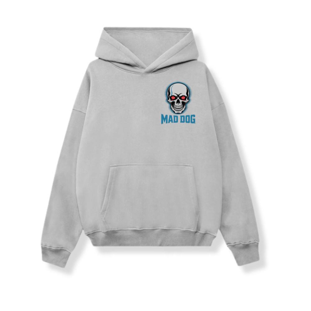 Mad Dog Red Eyes Horror Design Hoodie