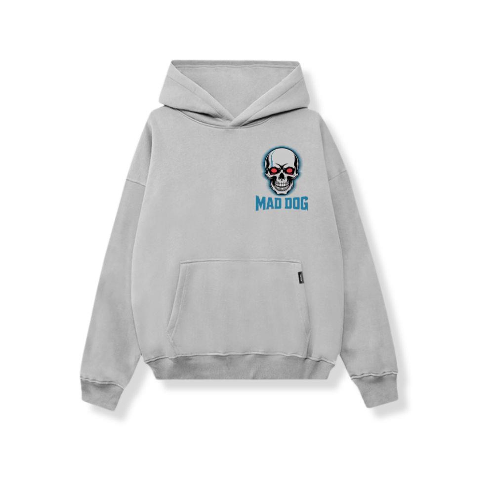 Mad Dog Red Eyes Horror Design Hoodie