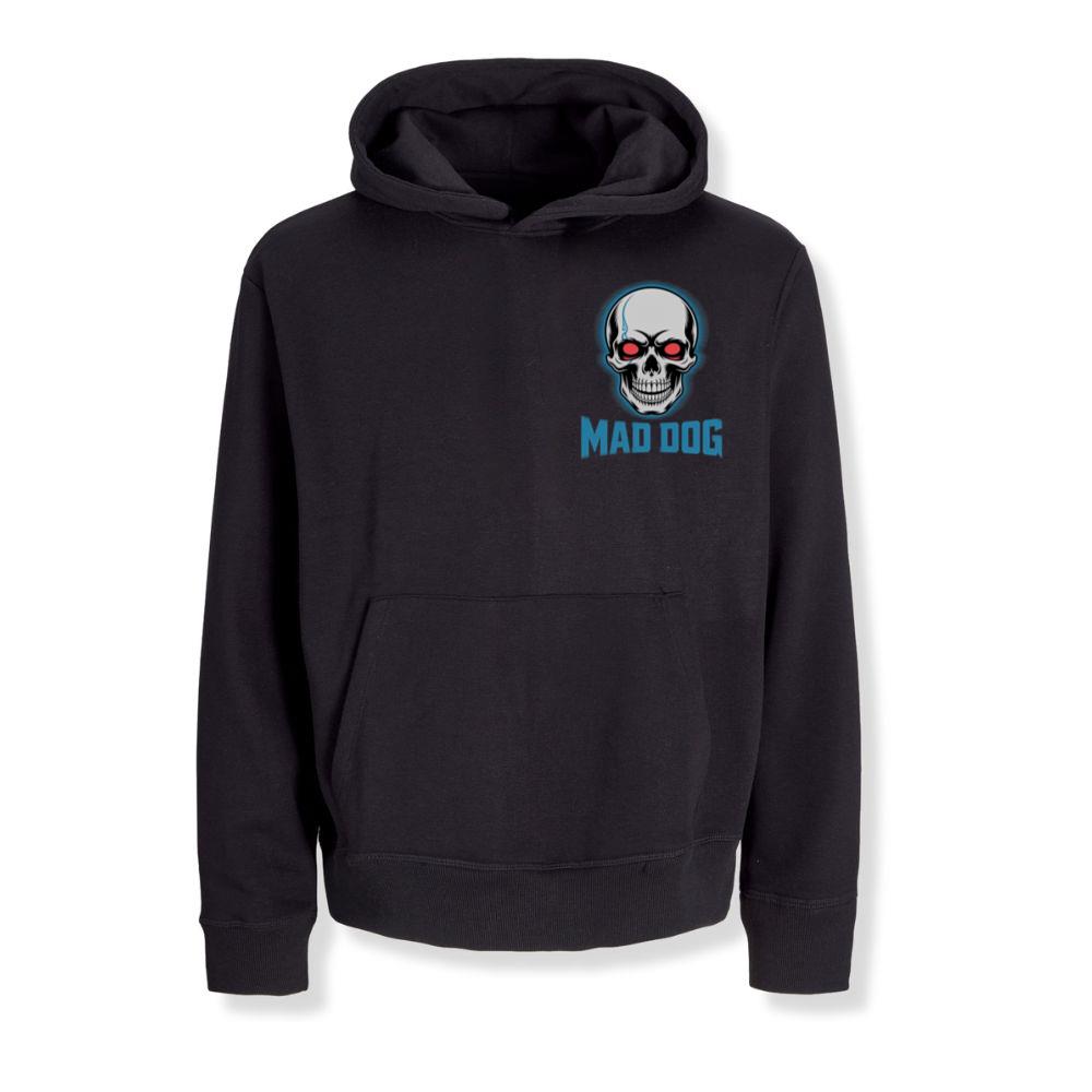 Mad Dog Red Eyes Horror Design Hoodie